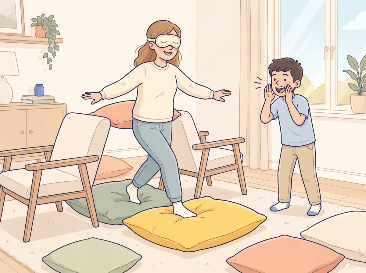 Talk me through it: a parent and child doing it together
