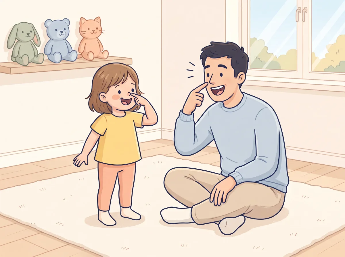 Where is your nose?: a parent and child doing it together