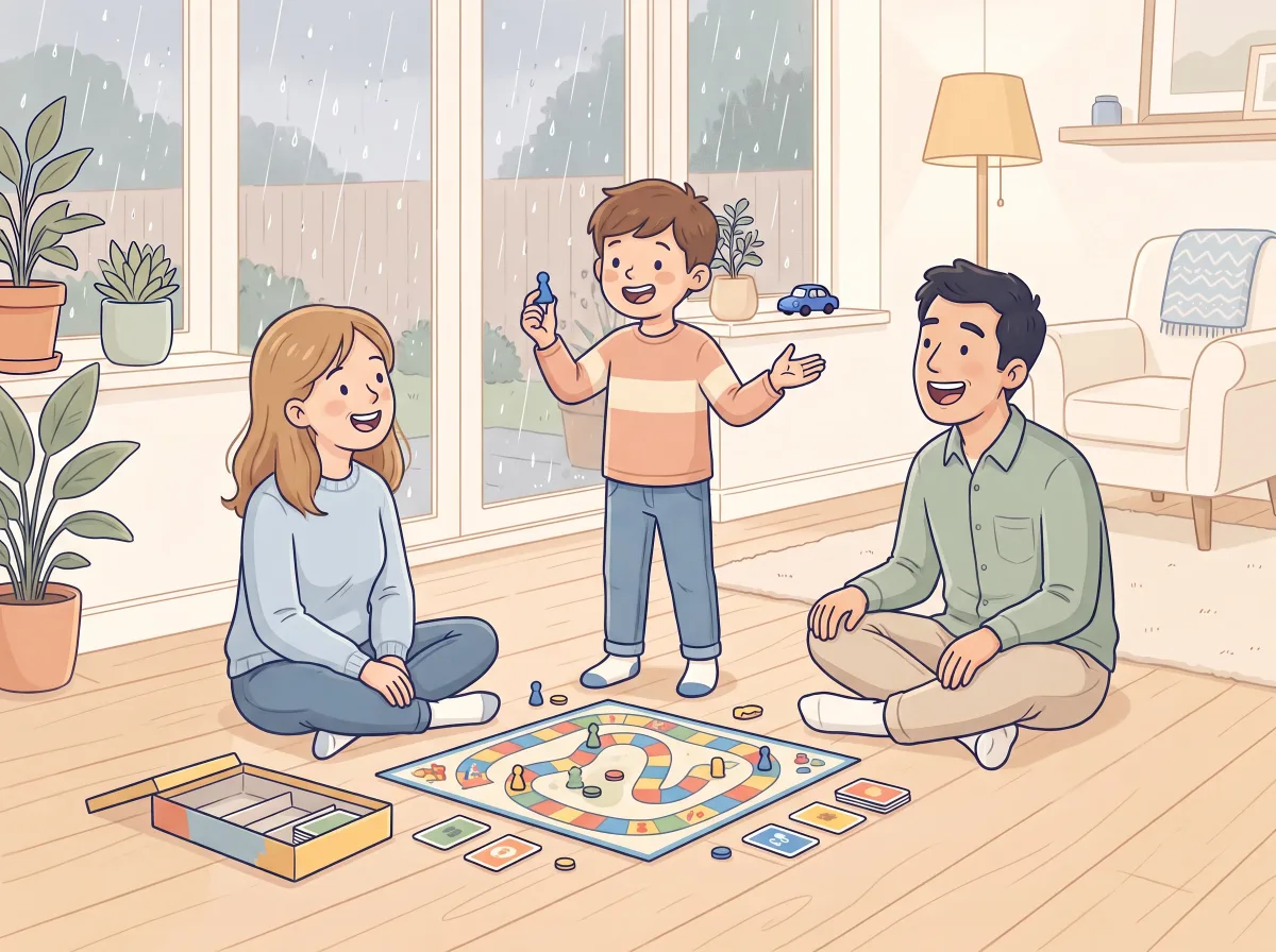 Teach us your game: a parent and child doing it together