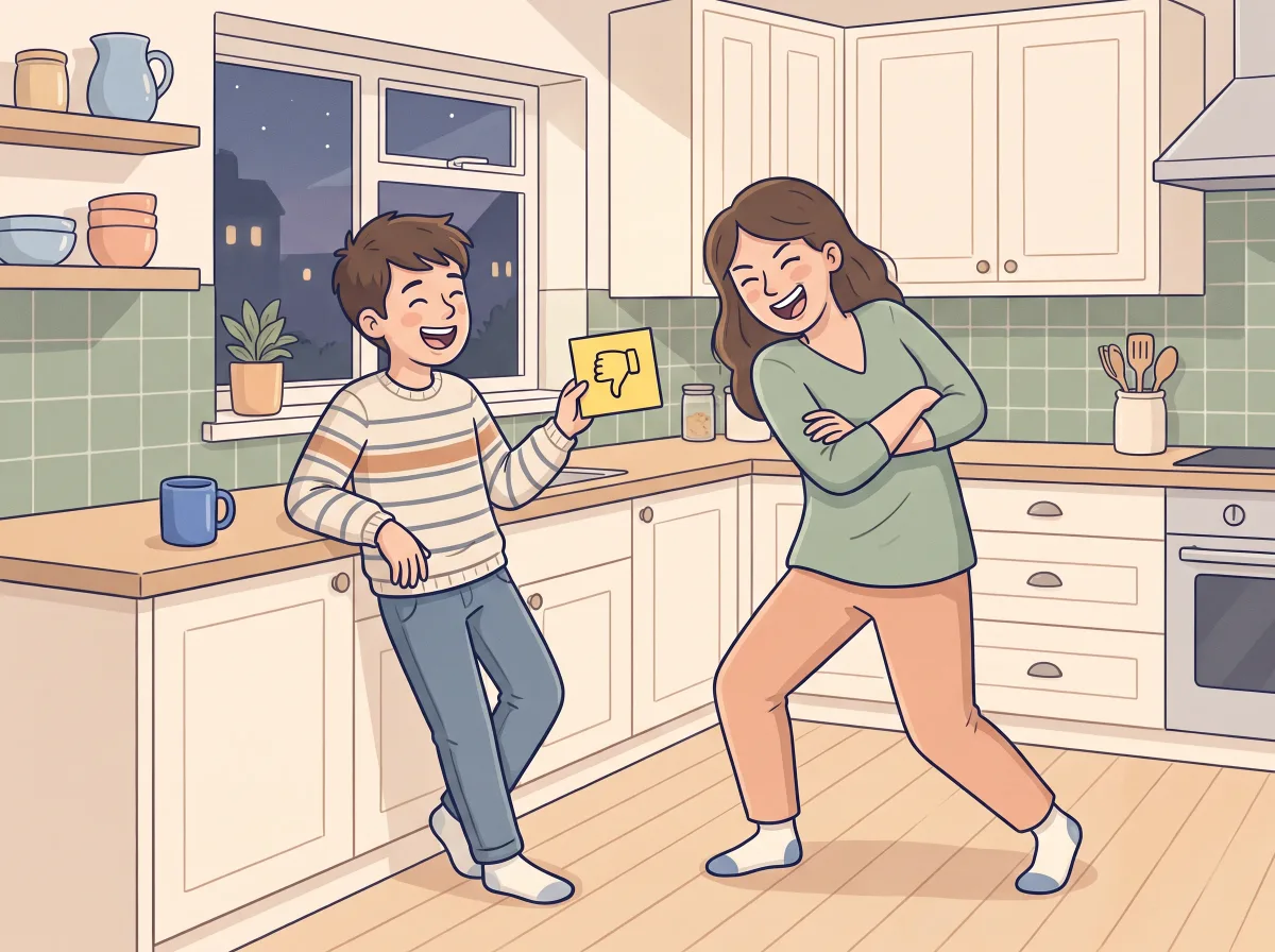 Teach me your slang: a parent and child doing it together