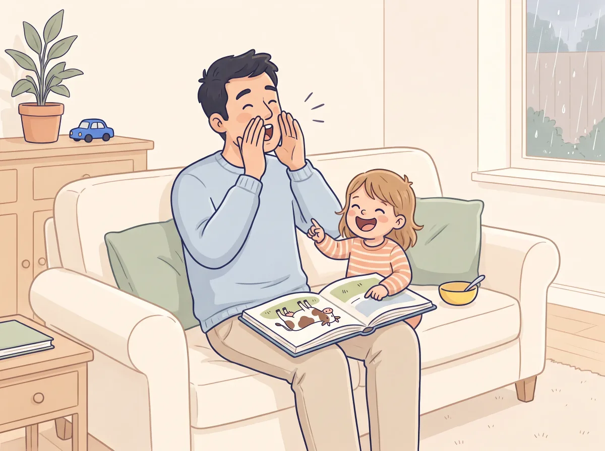 Who says moo?: a parent and child doing it together
