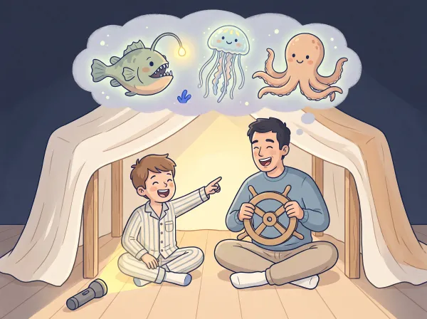 Down in the Deep: a parent and child doing it together